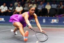 البطلة المصرية هانيا الحمامي لاعبة الاسكواش - بوابة السهم