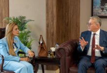 وزير البترول المهندس كريم بدوي والنائبة مروة بوريص