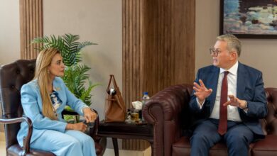 وزير البترول المهندس كريم بدوي والنائبة مروة بوريص